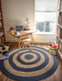 Woven Seaside Jute Collection Area Rug - Nautilus