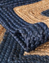 Woven Seaside Jute Collection Area Rug - Nautilus