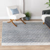 Moroccan Lattice Woven Collection Area Rug - Shoreline Square Gray  lifestyle 103