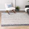 Moroccan Lattice Woven Collection Area Rug - Shoreline Square Ivory  lifestyle 149