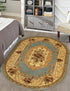 Versailles Elegance Collection Area Rug -  Louveciennes (Light Blue)