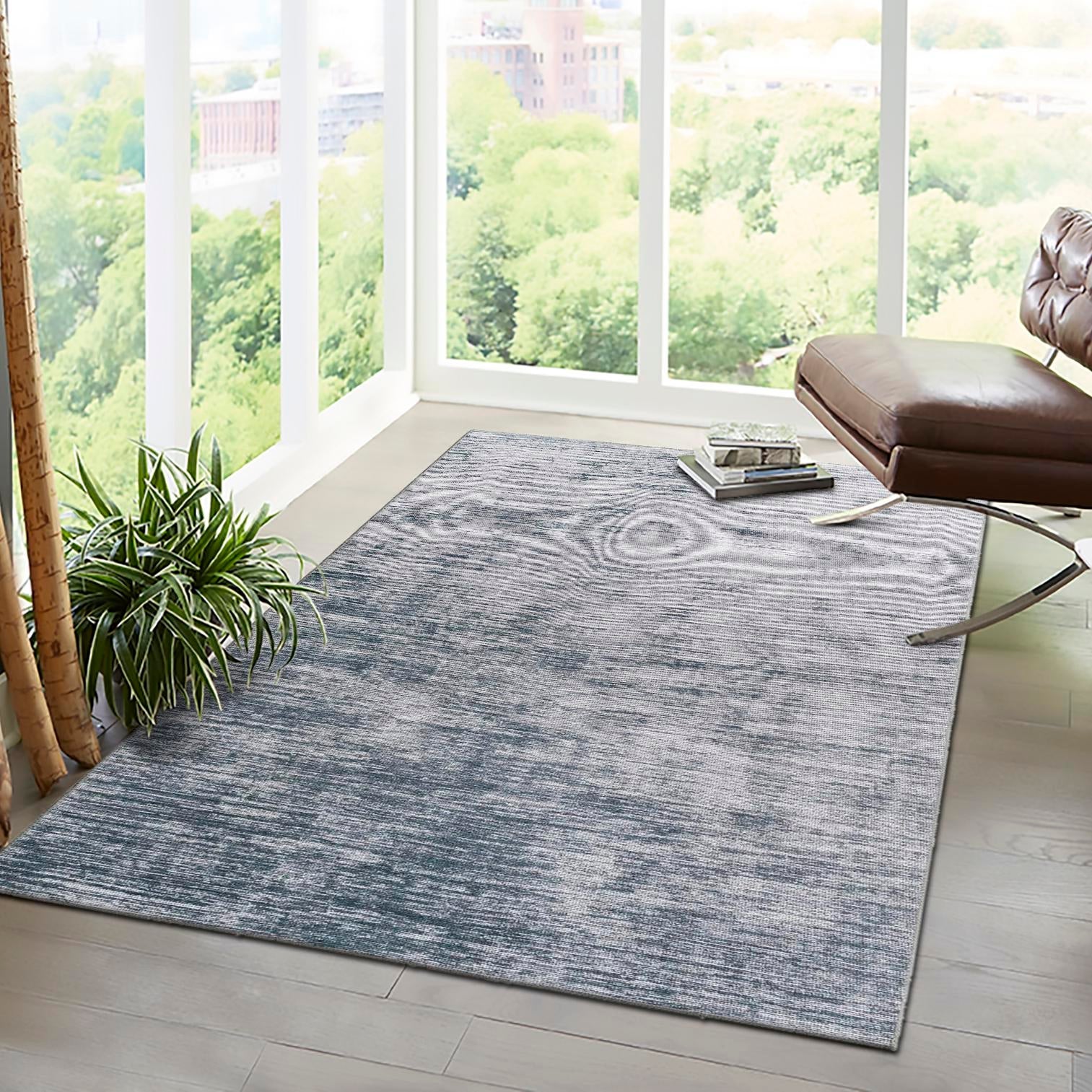 Sahara Essence Collection Area Rug - Oasis (Gray)