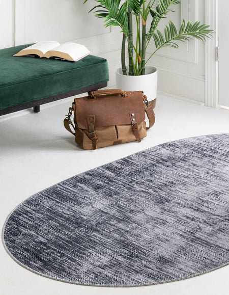 Sahara Essence Collection Area Rug - Oasis (Gray)