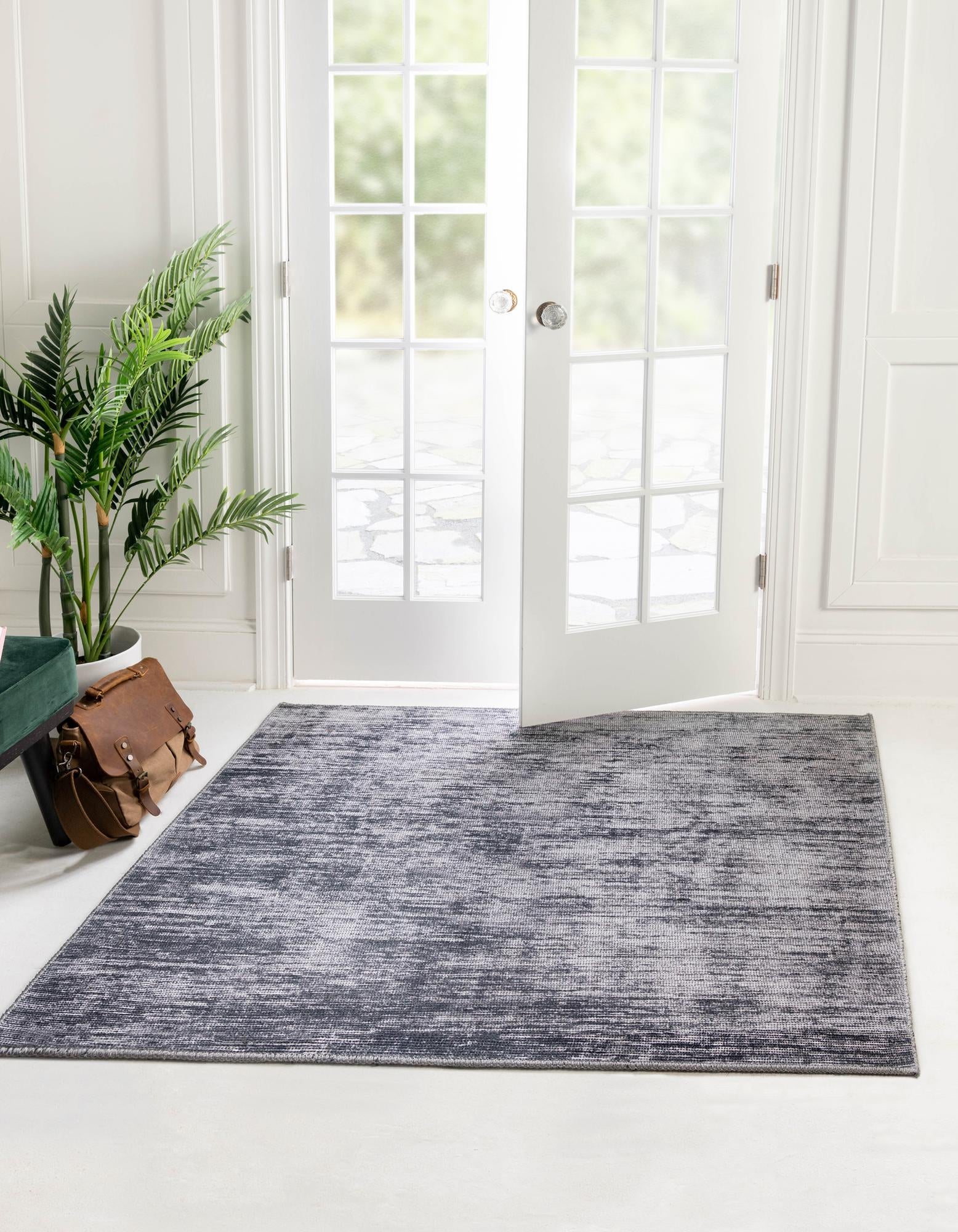 Sahara Essence Collection Area Rug - Oasis (Gray)