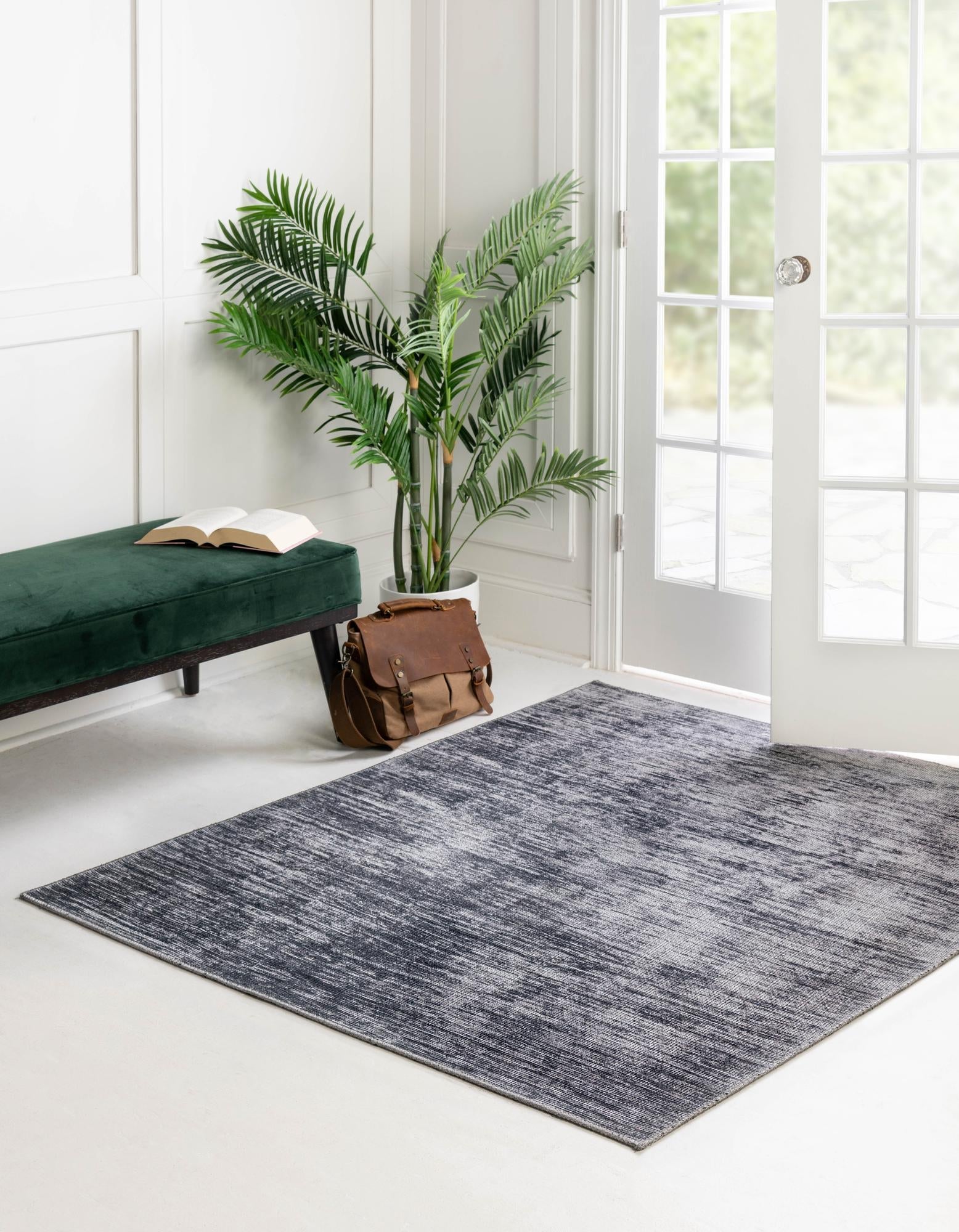 Sahara Essence Collection Area Rug - Oasis (Gray)