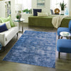 Sahara Essence Collection Area Rug - Oasis (Blue) Rectangle Blue  lifestyle 14