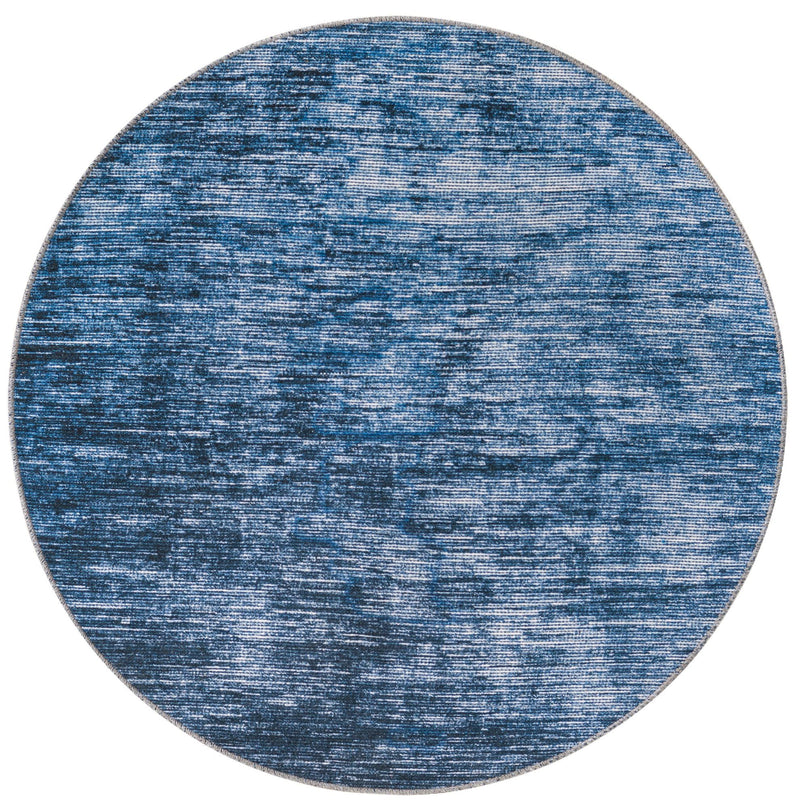 Sahara Essence Collection Area Rug - Oasis (Blue) Round Blue  lifestyle 17