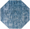 Sahara Essence Collection Area Rug - Oasis (Blue) Octagon Blue  lifestyle 19