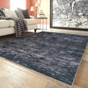 Sahara Essence Collection Area Rug - Oasis (Black) Rectangle Black  lifestyle 15