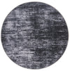 Sahara Essence Collection Area Rug - Oasis (Black) Round Black  lifestyle 17