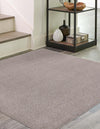 Everyday Elegance Collection Area Rug - Serenity (Ash Gray) Square Ash Gray  lifestyle 17