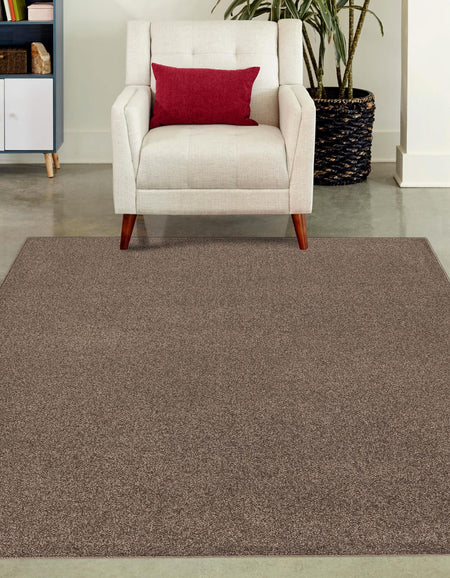 Everyday Elegance Collection Area Rug - Serenity (Hickory Brown)