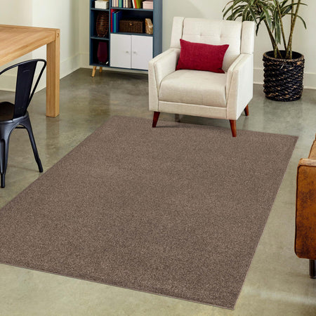 Everyday Elegance Collection Area Rug - Serenity (Hickory Brown)