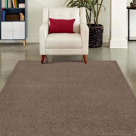 Everyday Elegance Collection Area Rug - Serenity (Hickory Brown)