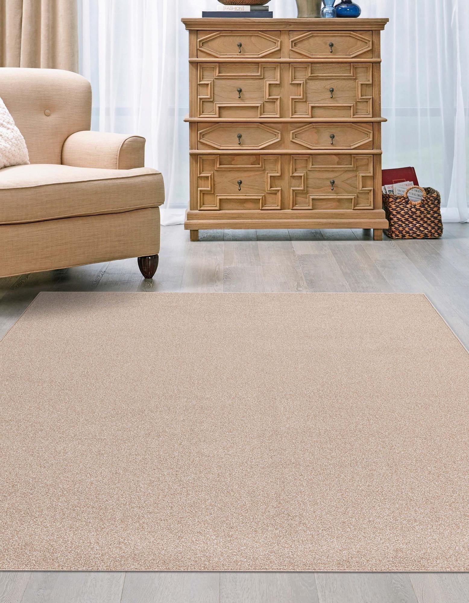 Everyday Elegance Collection Area Rug - Serenity (Sandy Beige)