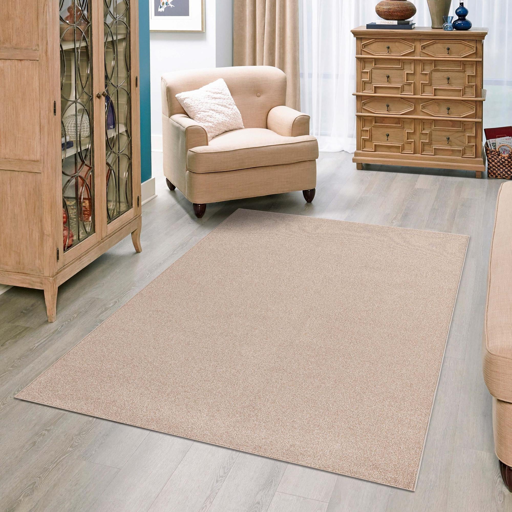 Everyday Elegance Collection Area Rug - Serenity (Sandy Beige)