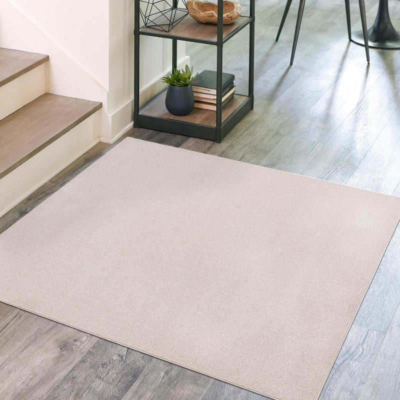 Everyday Elegance Collection Area Rug - Serenity (Sea Salt Ivory) Square Sea Salt Ivory  lifestyle 37