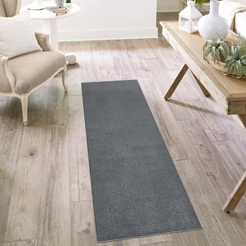 Everyday Elegance Collection Area Rug - Serenity (Storm Gray) Runner Storm Gray  lifestyle 40