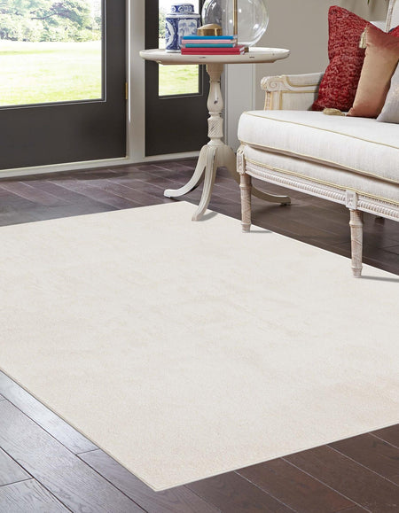 Everyday Elegance Collection Area Rug - Serenity (Powder White)