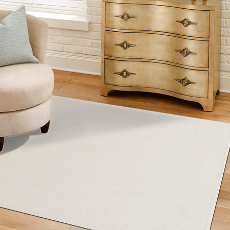 Everyday Elegance Collection Area Rug - Serenity (Powder White)