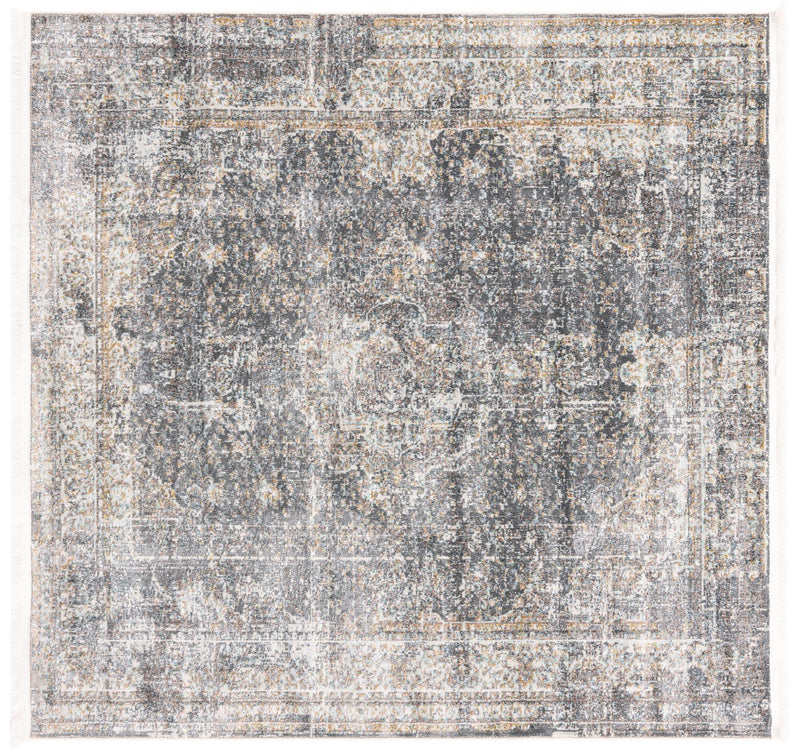 Caribbean Breeze Collection Area Rug -  Utila Square Fume Gray  lifestyle 20