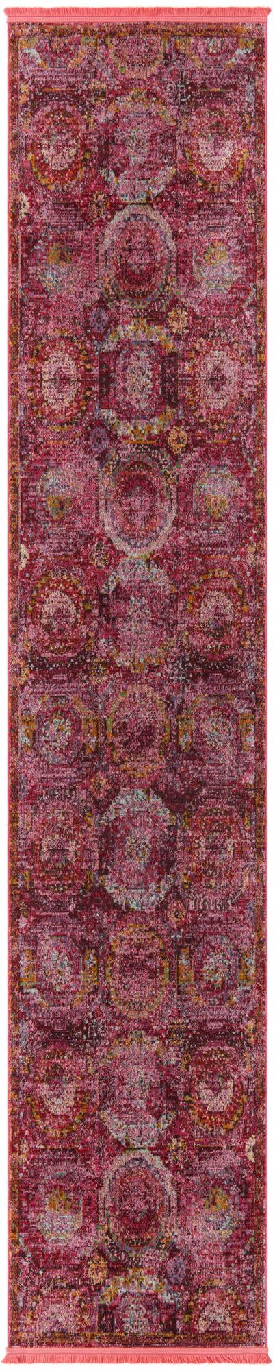 Caribbean Breeze Collection Area Rug -  Lucia Runner Pink  lifestyle 30