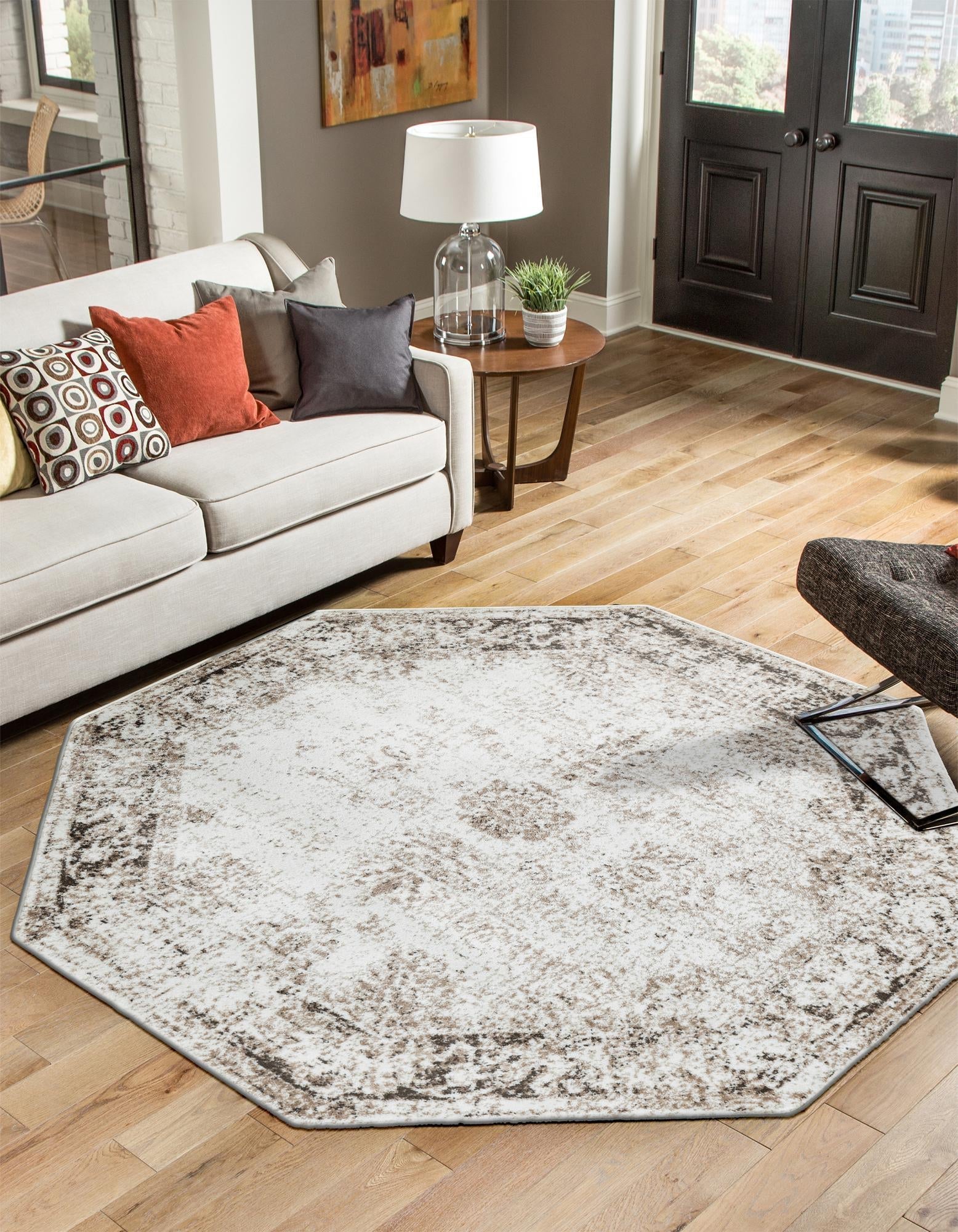 Riviera Elegance Collection Area Rug - Antibes (Beige)