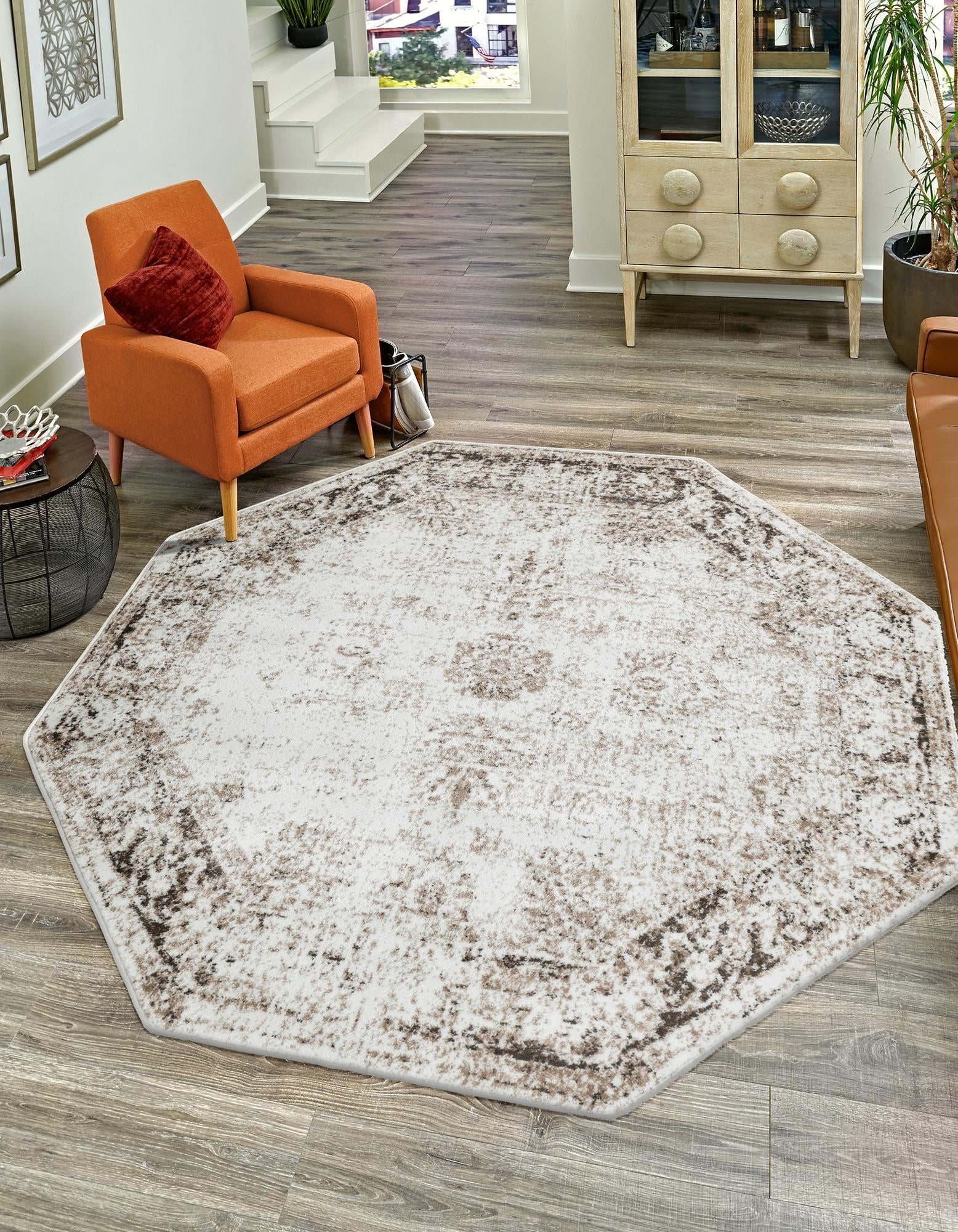 Riviera Elegance Collection Area Rug - Antibes (Beige)