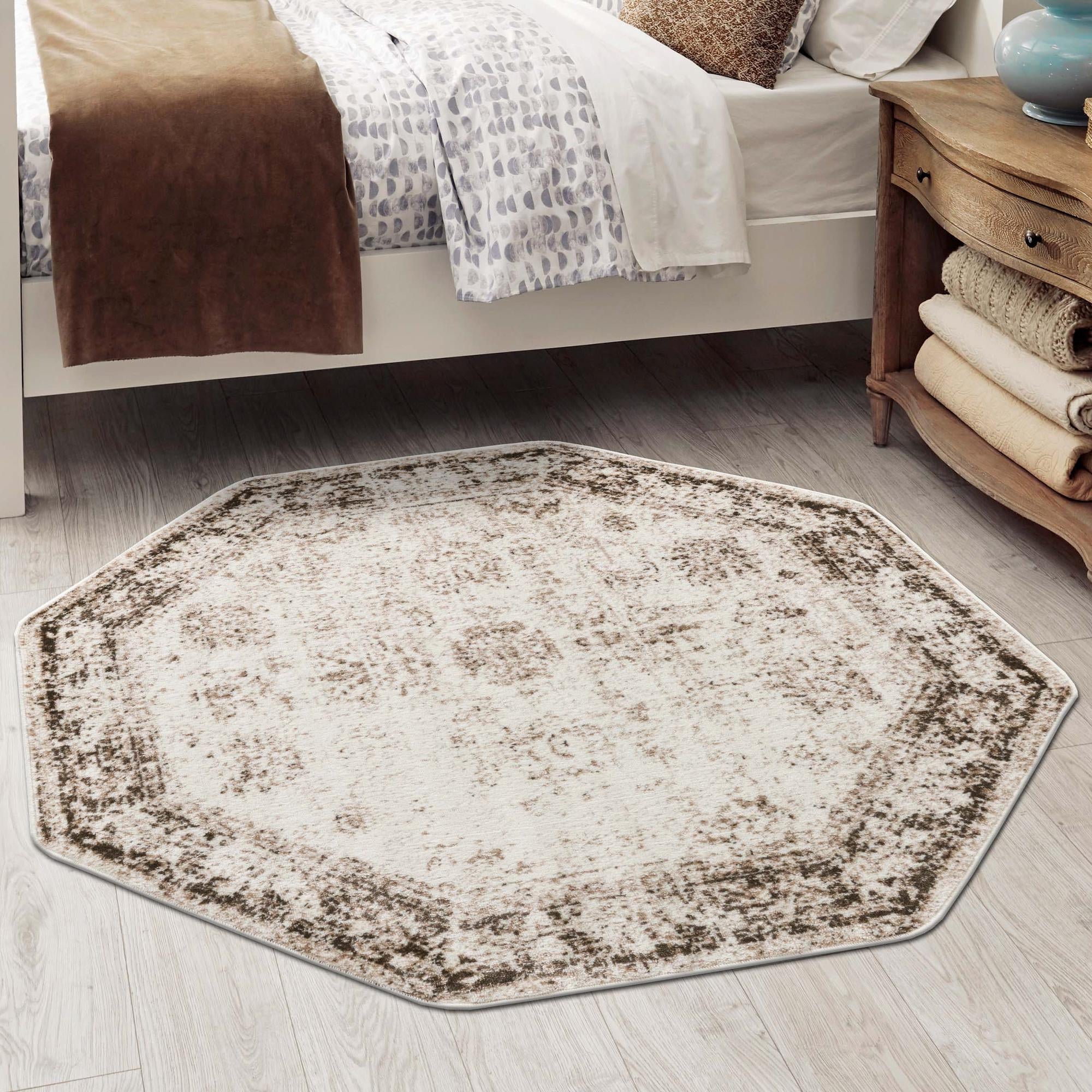 Riviera Elegance Collection Area Rug - Antibes (Beige)