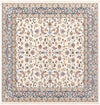 Persian Elegance Collection Area Rug -  Ardabil Square Ivory  lifestyle 33