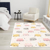 Playful Patterns Collection Area Rug -  Dazzle Rectangle Ivory  lifestyle 14