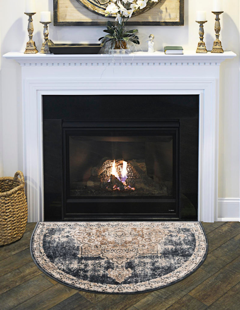 Coastal Manor Collection Area Rug -  Pelican Hearth Dark Blue  lifestyle 32