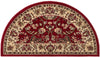 Isfahan Elegance Collection Area Rug - Naghsh-e Jahan (Burgundy) Hearth Burgundy  lifestyle 24