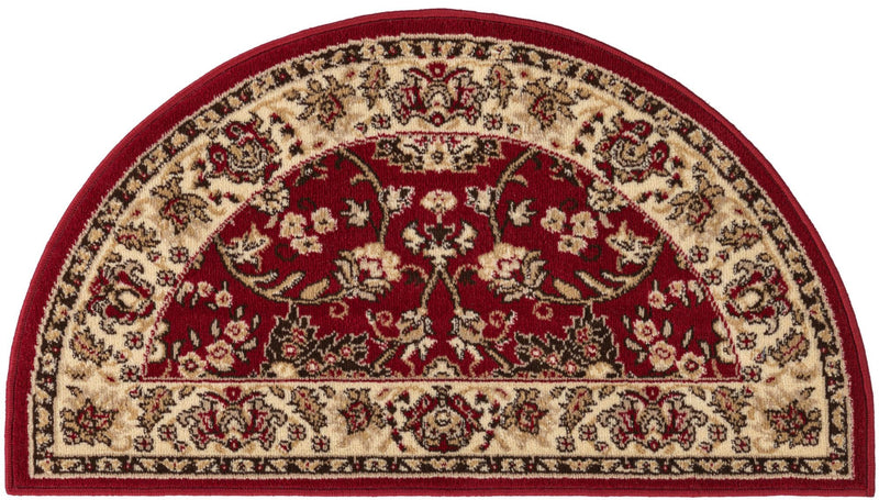 Isfahan Elegance Collection Area Rug - Naghsh-e Jahan (Burgundy) Hearth Burgundy  lifestyle 24