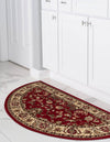 Isfahan Elegance Collection Area Rug - Naghsh-e Jahan (Burgundy) Hearth Burgundy  lifestyle 92