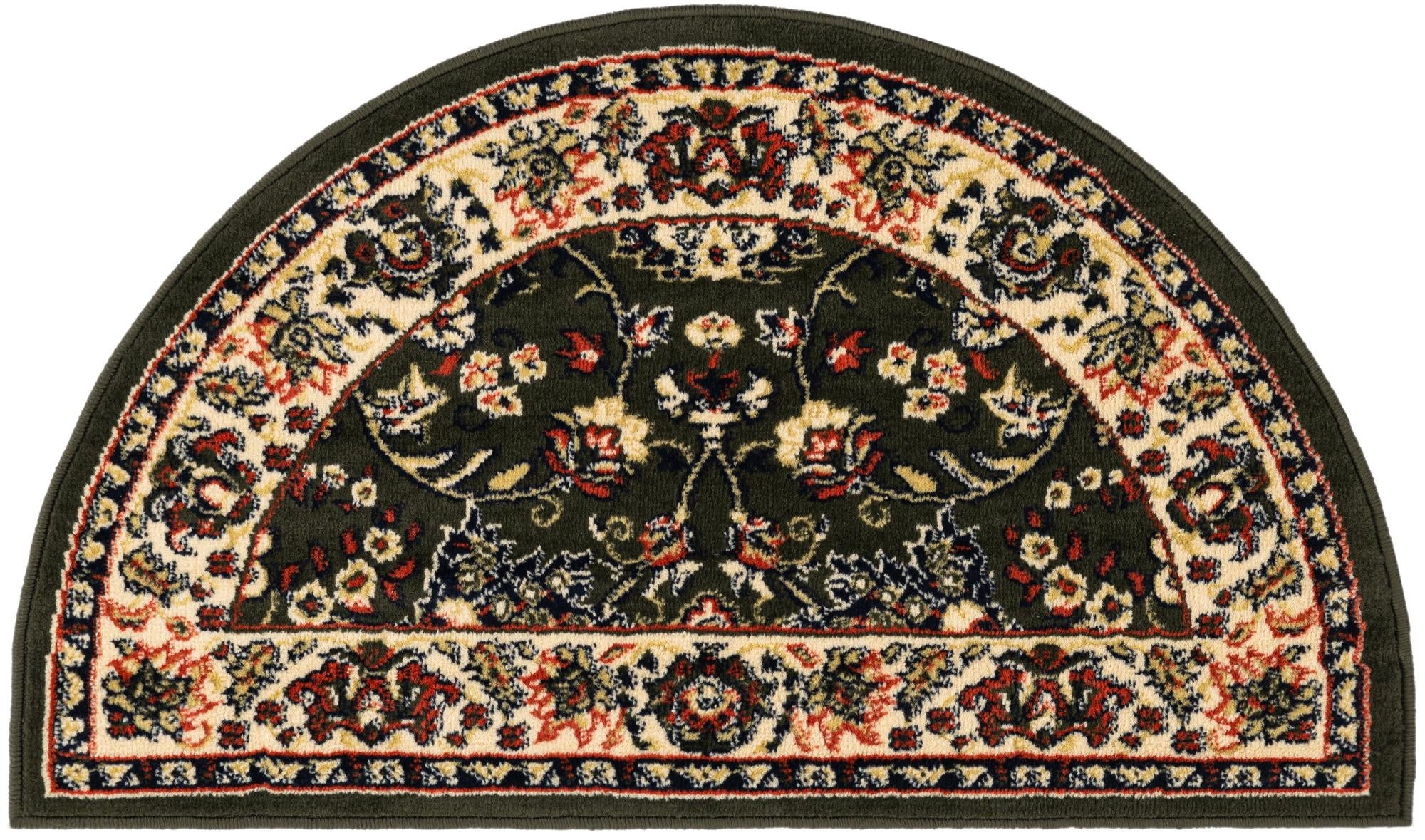 Isfahan Elegance Collection Area Rug - Naghsh-e Jahan (Green)