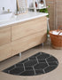 Trellis Mosaic Collection Area Rug - Arborville (Dark Gray)