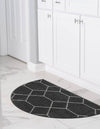 Lattice Garden Collection Area Rug - Arborville (Dark Gray) Hearth Dark Gray  lifestyle 34