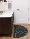 Lattice Garden Collection Area Rug - Arborville (Dark Gray) Hearth Dark Gray  lifestyle 63