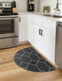 Trellis Mosaic Collection Area Rug - Arborville (Dark Gray)