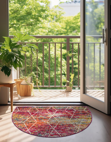 Trellis Mosaic Collection Area Rug - Arborville (Multi)