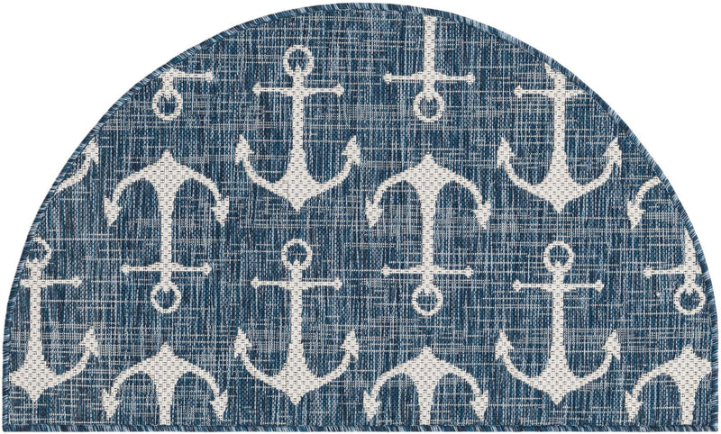 Seaside Haven Rugs Collection Area Rug - Sapphire (Blue) Hearth Blue Main