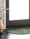 Brighton Terrace Collection Area Rug - Hove (Green) Hearth Green  lifestyle 46