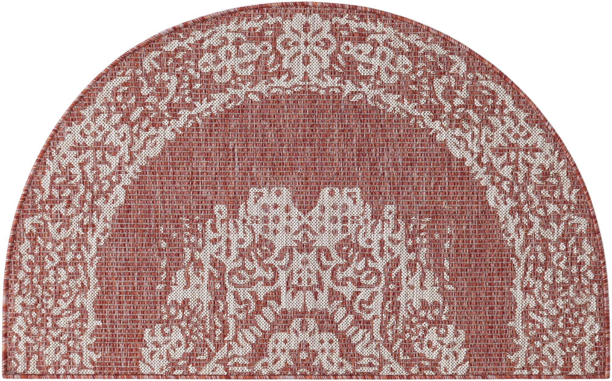 Patio Heritage Collection Area Rug - Savannah (Rust Red)