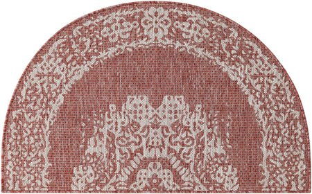 Patio Heritage Collection Area Rug - Savannah (Rust Red)