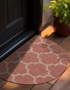 Garden Lattice Oasis Collection Area Rug - Arbor (Rust Red) Hearth Rust Red  lifestyle 3