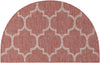 Garden Lattice Oasis Collection Area Rug - Arbor (Rust Red) Hearth Rust Red Main