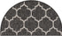 Seaside Lattice Collection Area Rug - Arbor (Black)