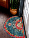 Brighton Terrace Collection Area Rug - Hove (Blue) Hearth Blue  lifestyle 36