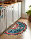 Brighton Terrace Collection Area Rug - Hove (Blue) Hearth Blue  lifestyle 39